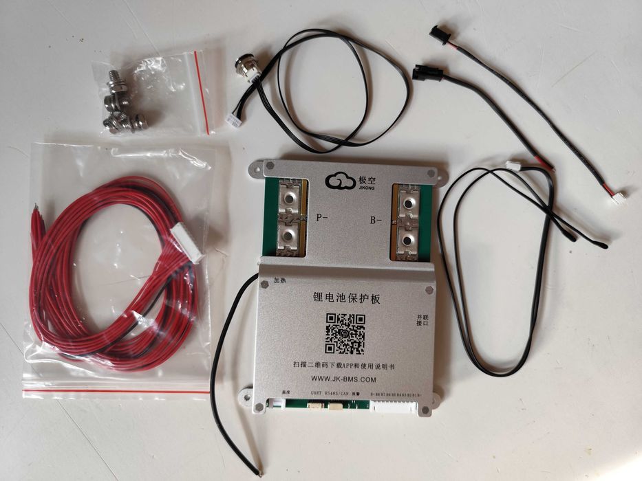 Плата контроллер заряда Jk BMS B1A8S20PHC 200A активный балансир 1A