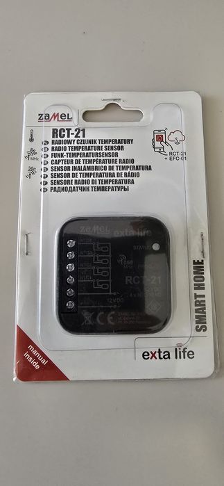 Radiowy czujnik temp 4-kan RCT-21 Zamel Exta Life inteligentny dom