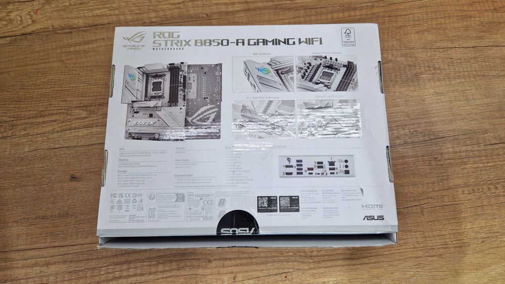 Płyta główna Asus ROG STRIX B850-A GAMING WIFI box gwarancja nr 535202