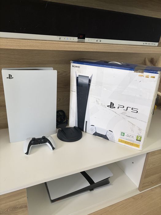 Sony PlayStation 5 PS5 з дисководом + DualSense, повний комплект