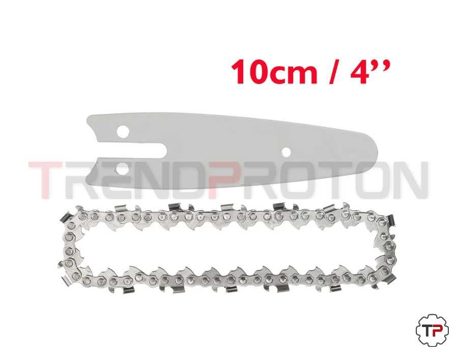 Mini Motosserra 4'' c/ 2 Baterias 2Ah