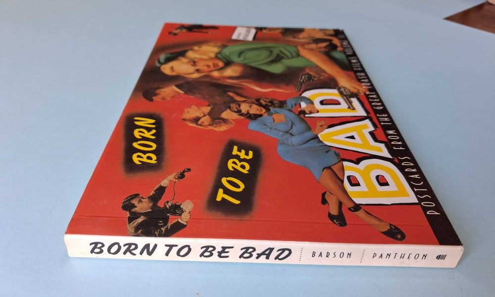 "BORN TO BE BAD" - Livro de postais de filmes "trash" dos anos 50.