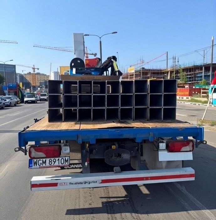 Dźwig HDS + transport – szybkie terminy | Warszawa / Mazowsze