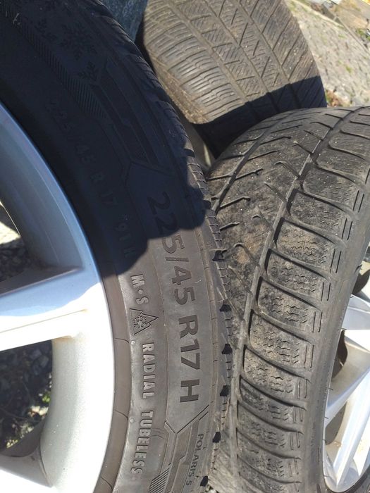 felgi opony 225/45 r 17 skoda vw zimowe