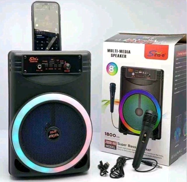 Glosnik karaoke z mikrofonem