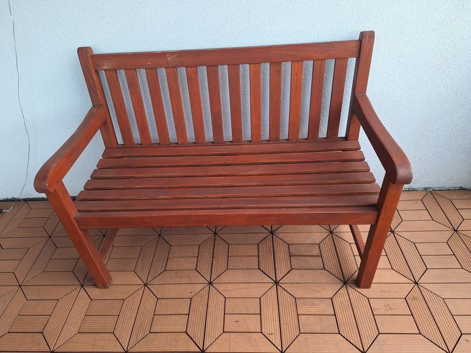 Zestaw mebli ogrodowych ławka krzesło stół ogrodowy