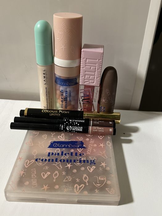 Косметика maybeline, lamel, glambee