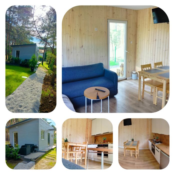 Domek w lesie, grzyby, balia. Mężyk