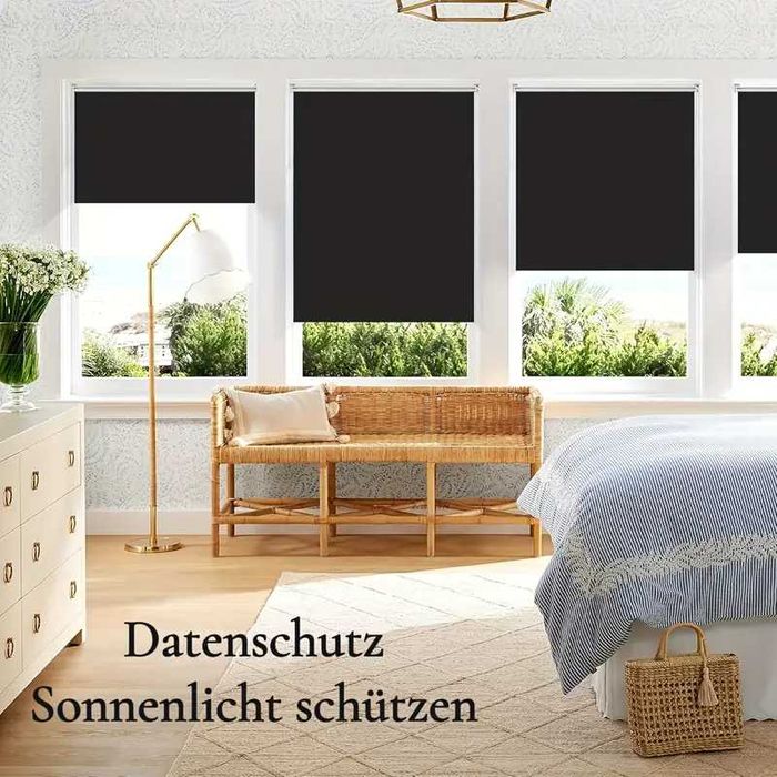 Roleta Blackout montowana bez wiercenia izolacja zaciemnienie 70x210cm