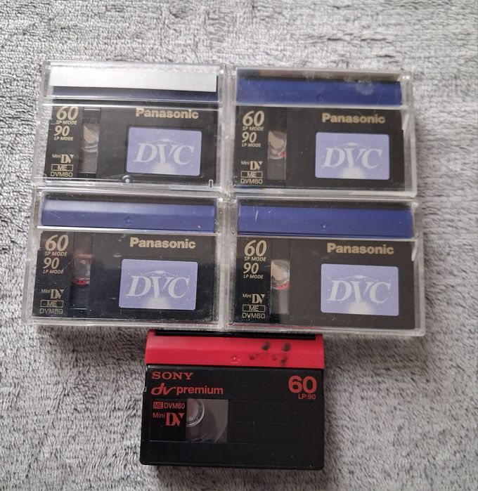 5x Taśma Kaseta MINI DV 60/90 Panasonic i Sony