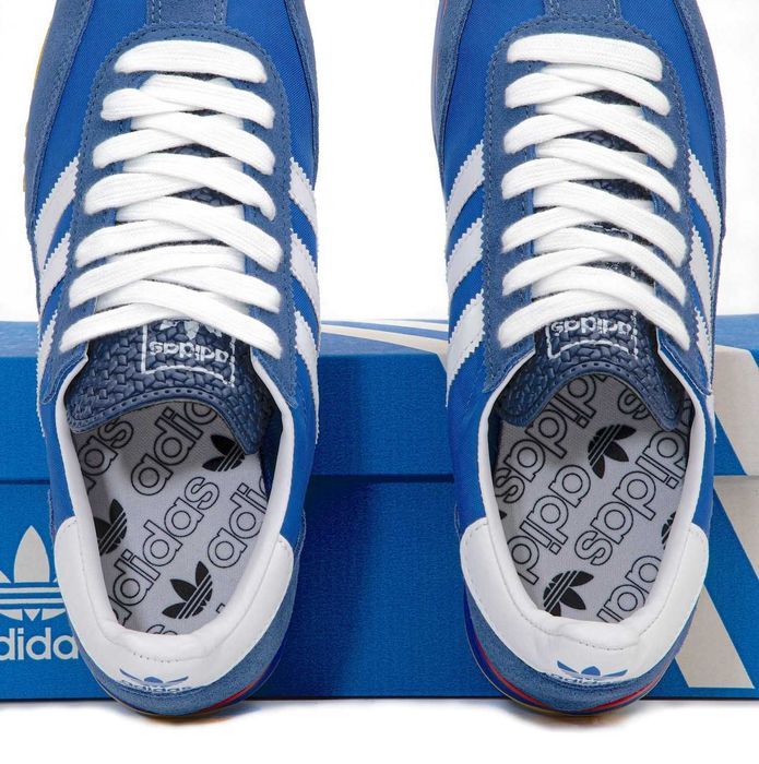Мужские кроссовки Adidas SL 72 Navy&Sky Premium. 40-45
