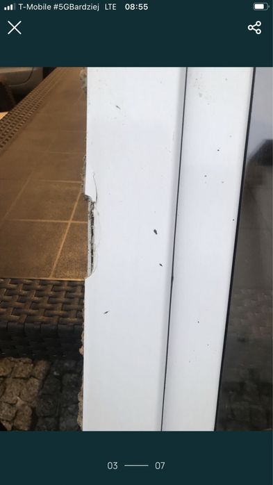 Okno 45x130 PCV białe