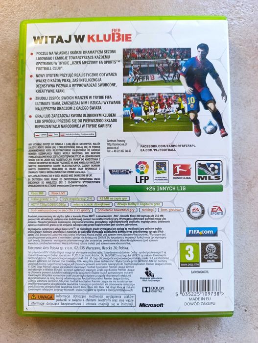 Fifa 13 Xbox 360  OK ;