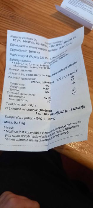 Przekaźnik Czasowy RTx 151 DC/AC
