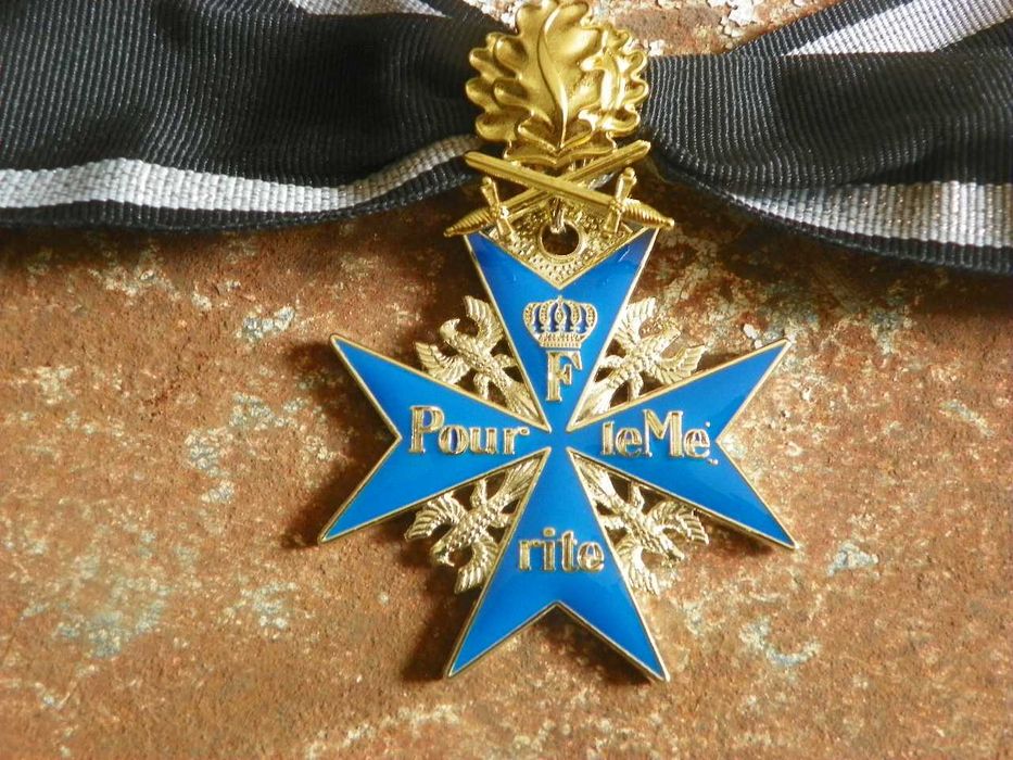 Pour le Merite odznaczenie Pruskie  Blue Max Luftwaffe