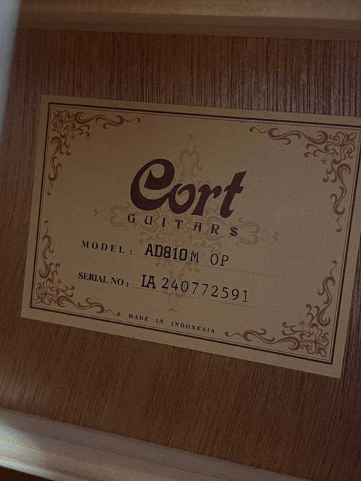 Акустична гітара CORT AD810M OP (Open Pore)