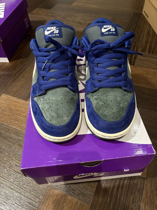 Nike SB Dunk Low Pro "Deep Royal Blue / Vintage Green"
