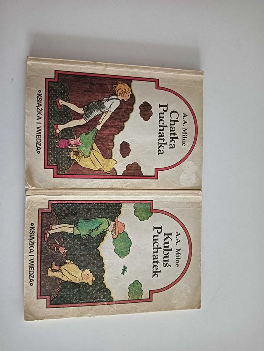 2 książki A.A. Milne – „Kubuś Puchatek” + „Chatka Puchatka”