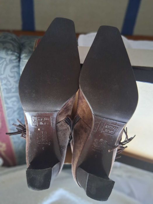 Sapatos pele (3) + botas pele - baixa de preço