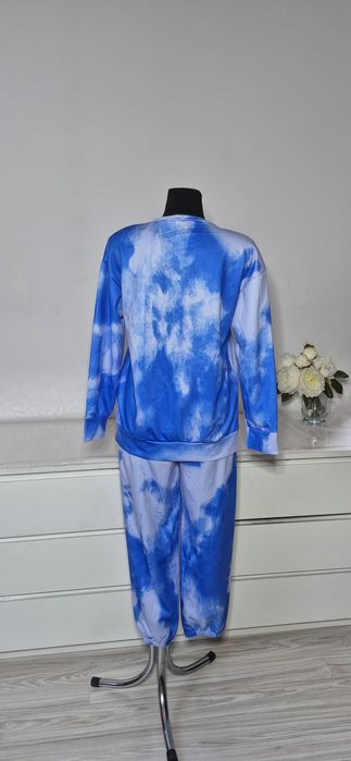 Dresy damskie dwoczesciowe L Blekitne Emotikony