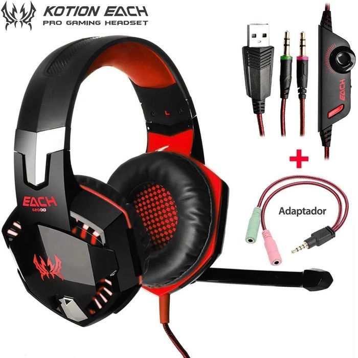 Auscultadores Gaming KOTION EACH G2000