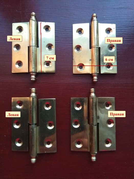 Петли дверные накладные