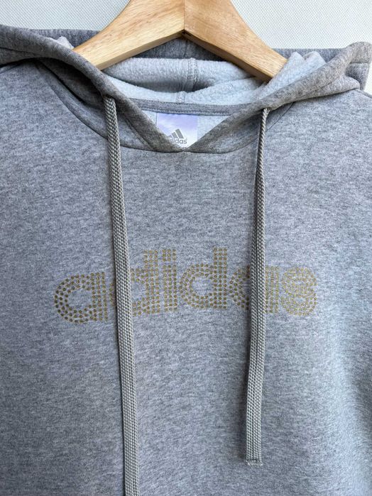 Adidas _ Szara bluza z kapturem XS/S