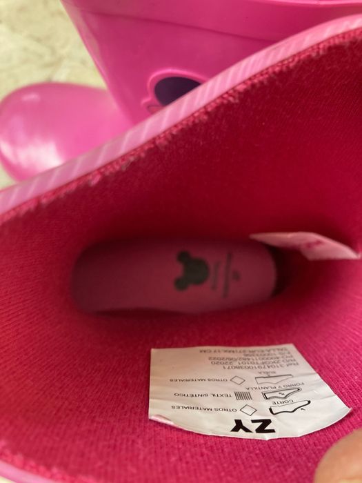 Galochas menina rosa da Minnie 27