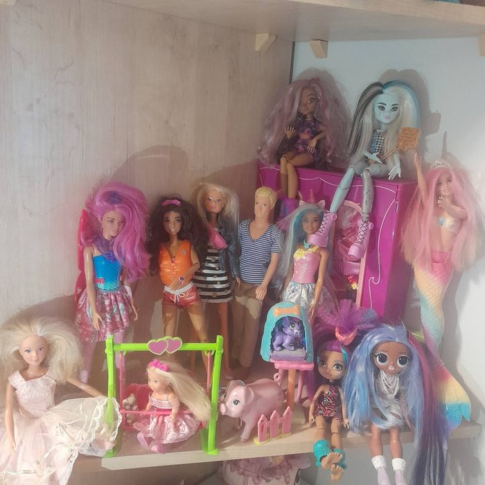 Różne zabawki  dla dziewczynek