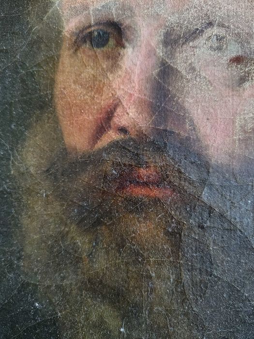 Stary obraz olejny Portret