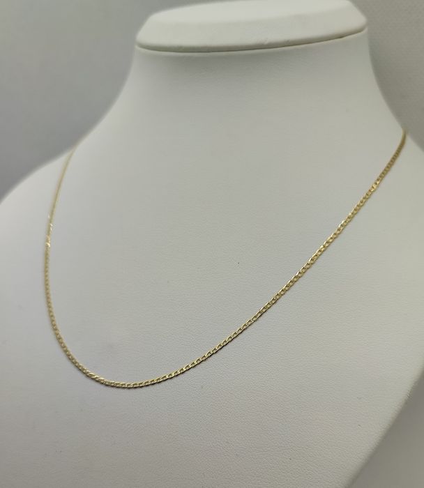 Nowy złoty łańcuszek, Pancerka. Złoto 14k / 585. Długość 50cm. Polecam