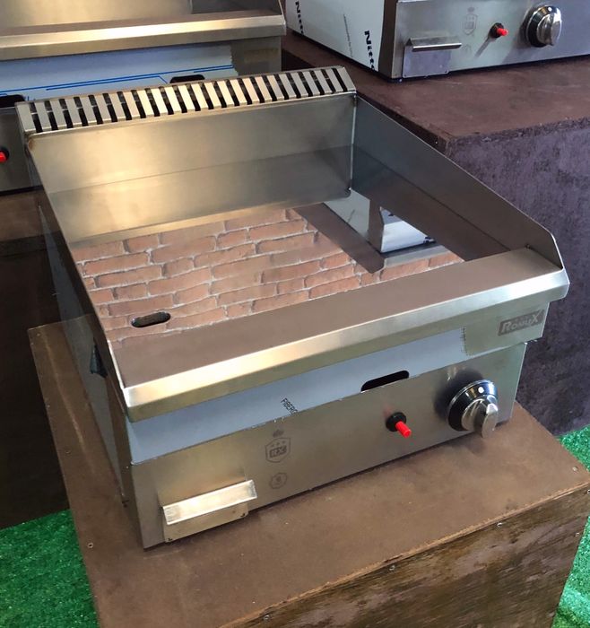 Placa de grelhar de cromo duro elétrica e a gás