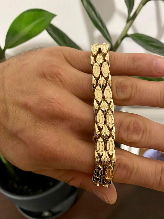 Złota Bransoletka Cartier 70g 585 Nataliebizu