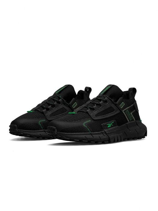 Кросівки Reebok Zig Kinetica Edge Black/Green premium i86