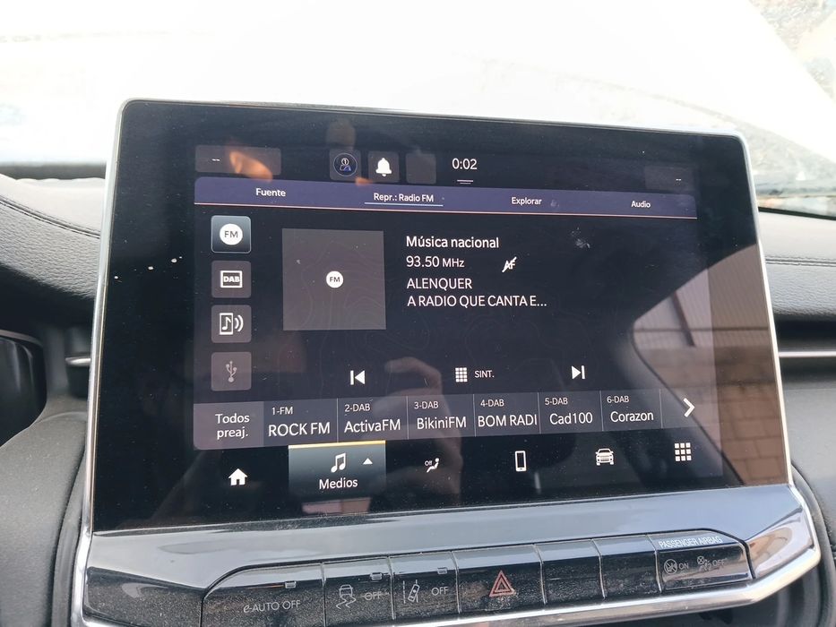 Display / ecrã de informações JEEP Compass (MP, M6)