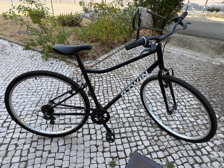 IMACULADA - Só mesmo 15 kms de uso - Bicicleta de Trekking BTwin Riverside 100 Roda 28 ”