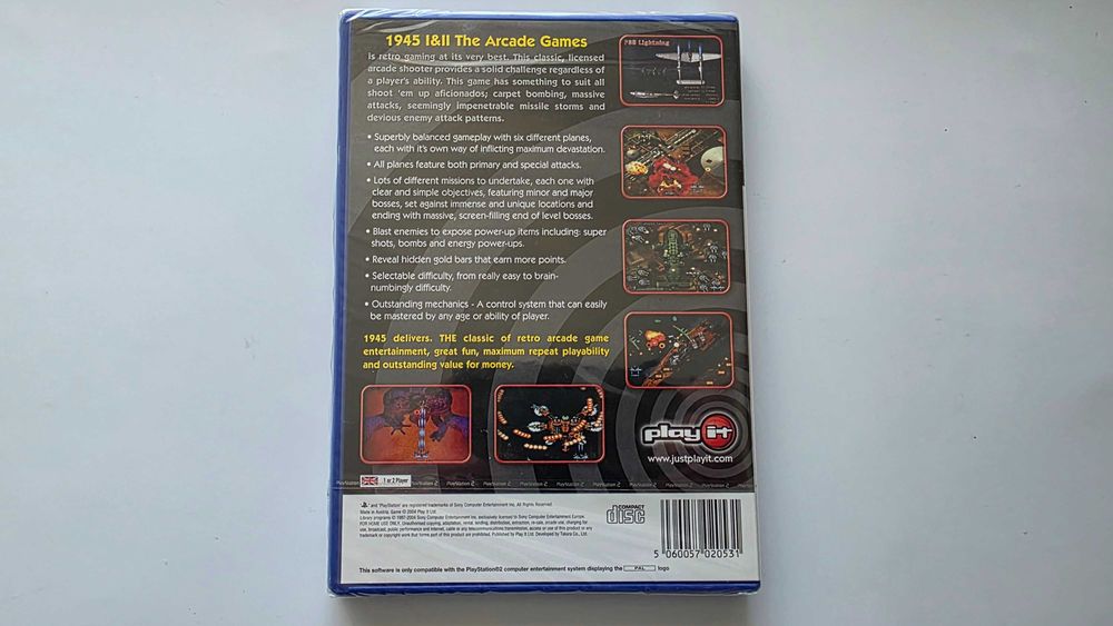 PS2 1945 I&II The Arcade Games PS2 PlayStation 2 Video Game