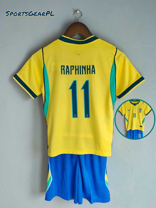 RAPHINHA #11 Brazylia MŚ 2026 Strój Domowy 135 - 145 cm || Mundial 2026