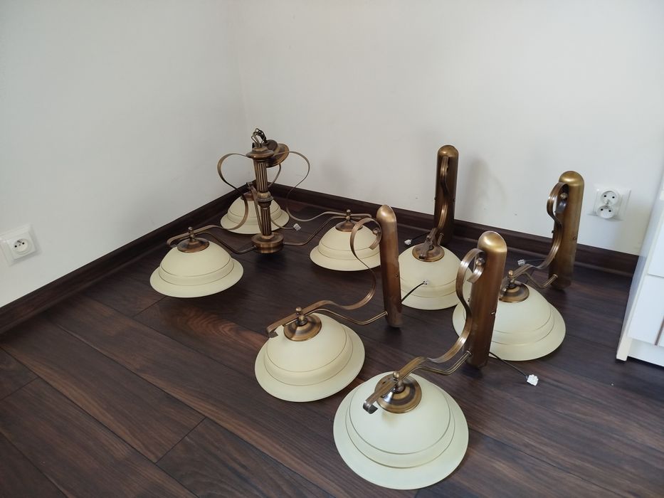 Lampy do salonu zestaw