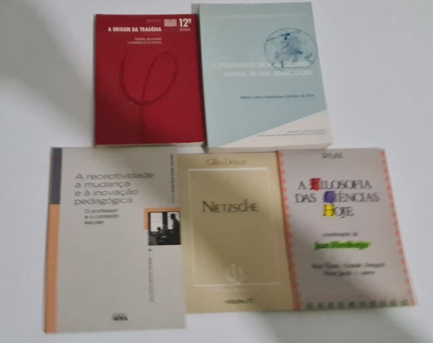 Livros de Filosofia.