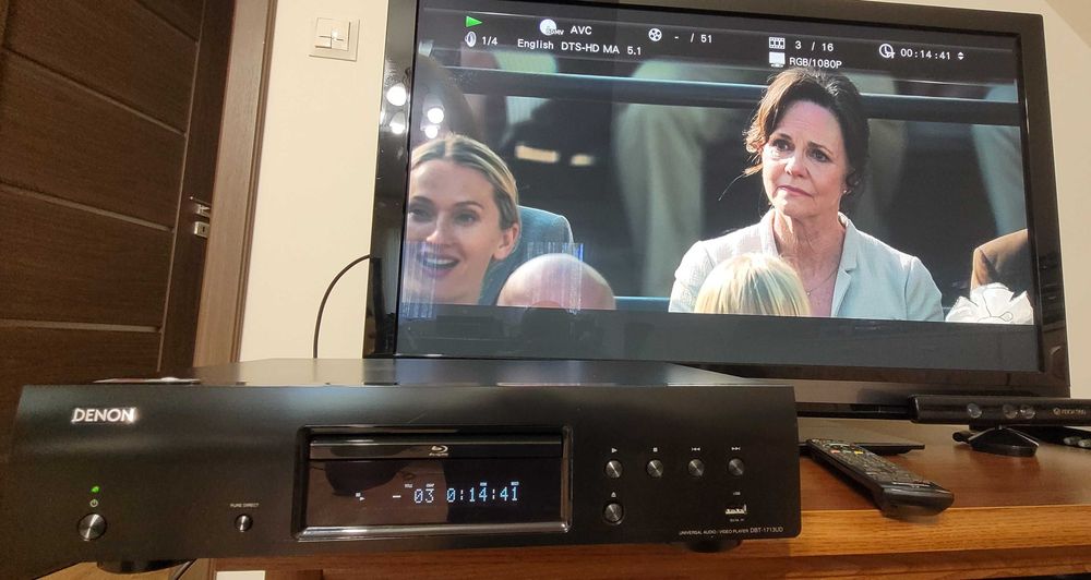DENON DBT-1713UD-odtwarzacz BLU-RAY/SACD/CD/DVD-Audio/DVD/USB z pilotem