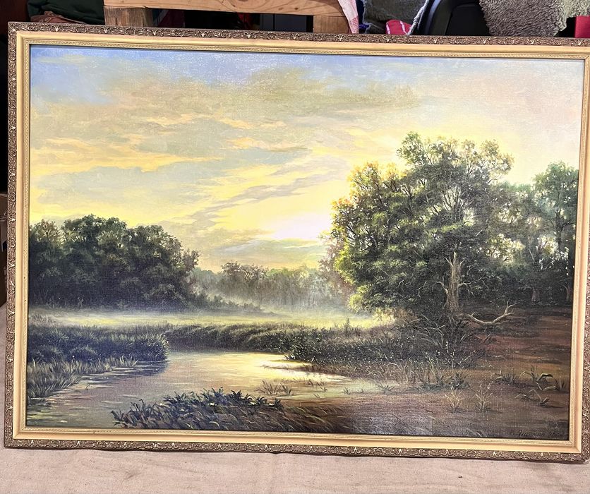 Картина олійними фарбами на холсті «Рассвет» 70*100