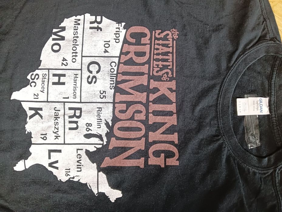 Koszulka z koncertu King Crimson M/L tshirt oryginal merch Fripp