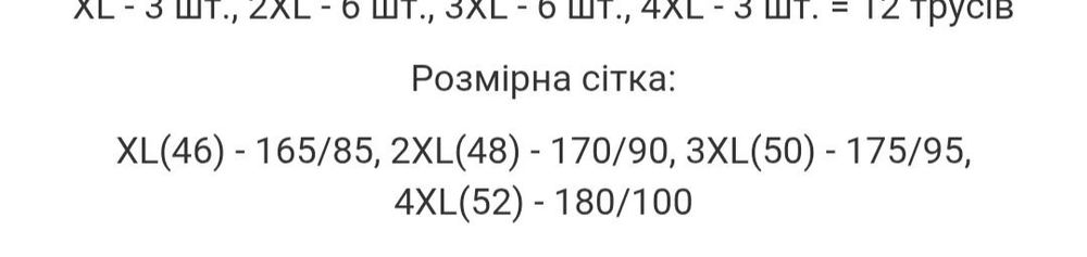 Продам чоловічі труси