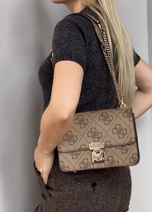 Сумка Guess Eliette Лого Латте оригінал