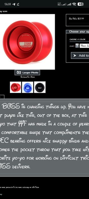 YoYoFactory BOSS Yo-Yo