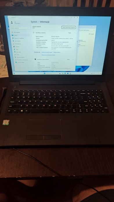 Laptop 15" Lenovo Ideapad 310 SSD Windows  komputer ultrabook