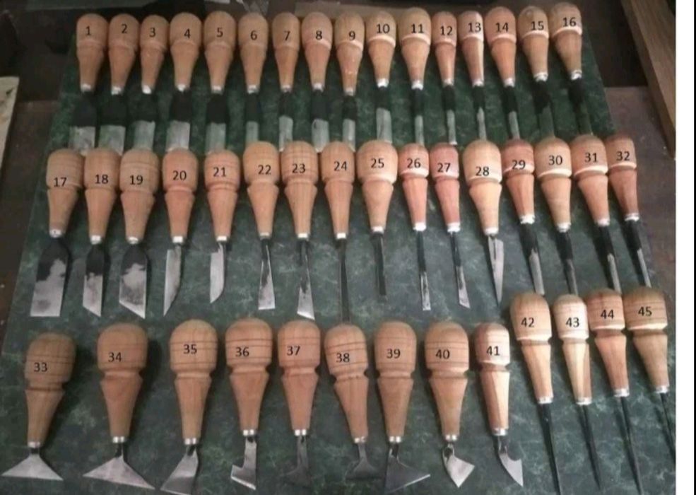 Різці по дереву повний набір