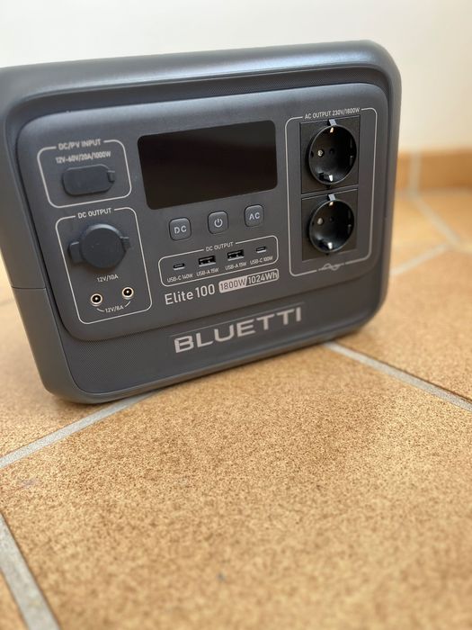 Power Station BLUETTI Elite 100 V2 1.800W 1.024Wh - NOVA