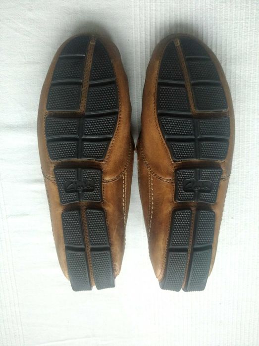 Mokasyny męskie Clarks skóra r.43